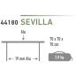 Preview: High Peak Camping-Tisch Sevilla 44180