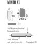 Preview: High Peak Minto XL, Camping-Matte (schwarz)