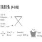 Preview: High Peak Campingstuhl Tarifa 44143, Camping-Stuhl (dunkelgrau/blau, Dreibein-Hocker)