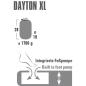 Preview: High Peak Thermo-Camping-Luftmatratze Dayton XL (anthrazit)