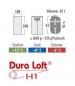 Preview: High Peak Schlafsack Tay 8 polycotton 100 x 200 cm grau