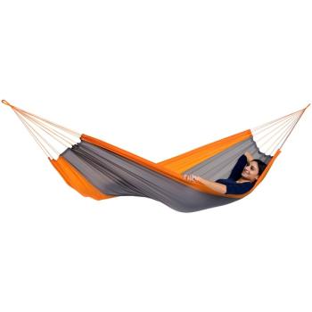 Amazonas Silk Traveller Techno, Camping-Hängematte (orange/grau)