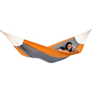 Amazonas Silk Traveller Techno, Camping-Hängematte (orange/grau)