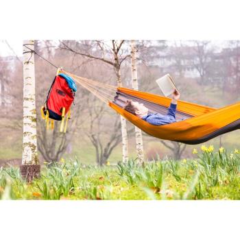 Amazonas Silk Traveller Techno, Camping-Hängematte (orange/grau)