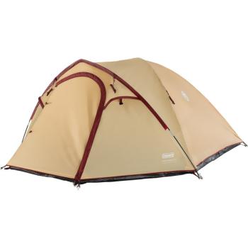 Coleman Darwin 4 Plus Summer, Zelt (beige/dunkelrot)