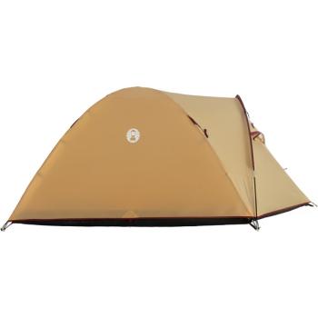 Coleman Darwin 4 Plus Summer, Zelt (beige/dunkelrot)