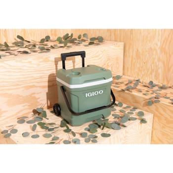 Igloo ECOCOOL Latitude 16 Roller, Kühlbox (grün/weiß)