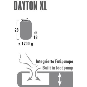 High Peak Thermo-Camping-Luftmatratze Dayton XL (anthrazit)
