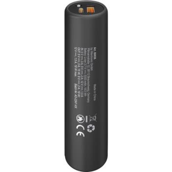 goobay Bike-Powerbank 5.0 (schwarz, 5.000 mAh, Power Delivery, Quick Charge)