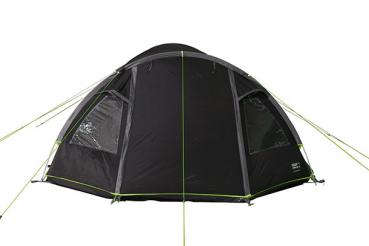 High Peak Meso 4.0 Familienzelt 4-Personen 360 x 240 cm Anthrazit/Grün