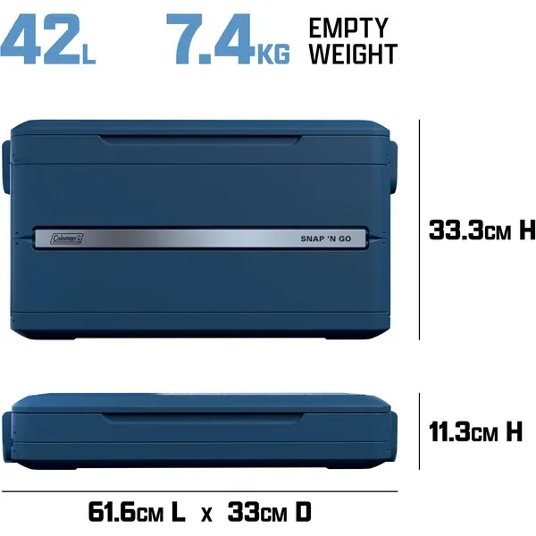 Coleman Snap'N Go 45QT, Kühlbox (blau)