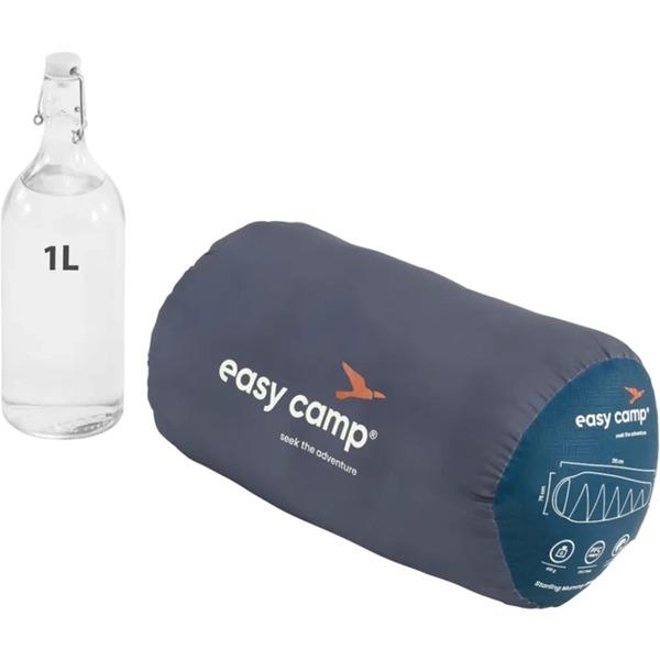 Easy Camp Schlafsack Starling Mummy Blue 8°C (dunkelblau/grau, Modell 2025)