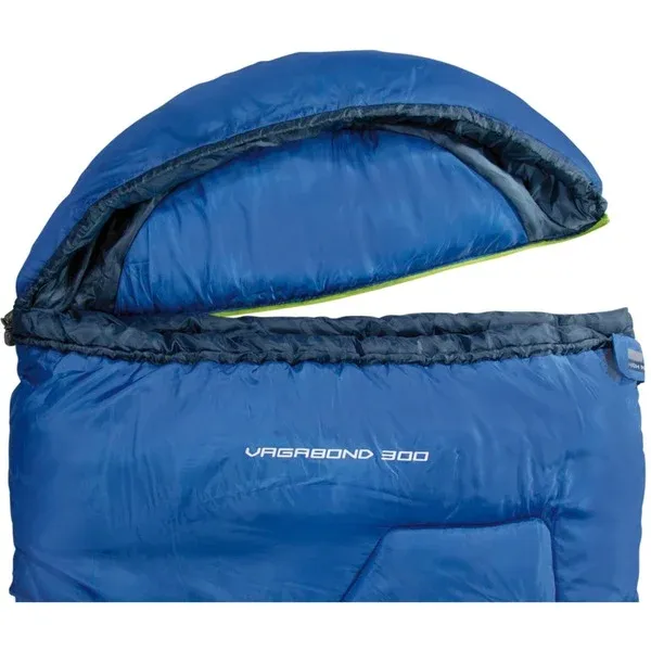 Deckenschlafsack Vagabond 300 (blau/dunkelblau, mit Kapuze)