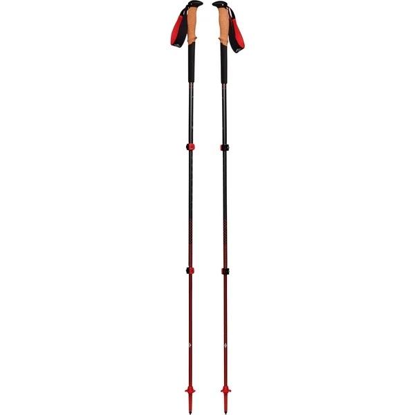 Black Diamond Trekkingstöcke Pursuit M/L, Fitnessgerät, grau/rot, 1 Paar, 110-125 cm