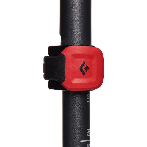 Black Diamond Trekkingstöcke Pursuit M/L, Fitnessgerät, grau/rot, 1 Paar, 110-125 cm