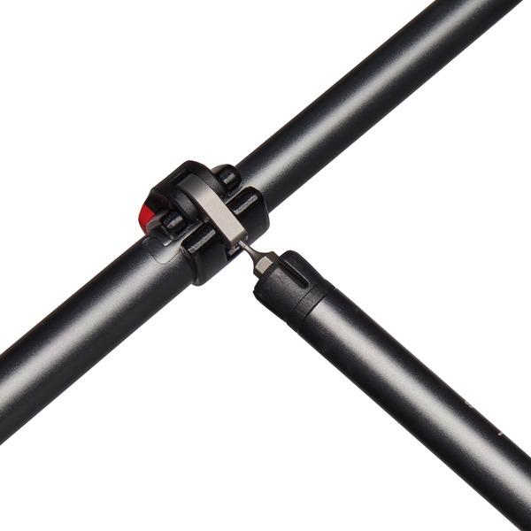 Black Diamond Trekkingstöcke Pursuit M/L, Fitnessgerät, grau/rot, 1 Paar, 110-125 cm