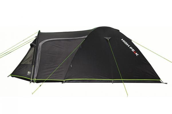 High Peak Meso 4.0 Familienzelt 4-Personen 360 x 240 cm Anthrazit/Grün
