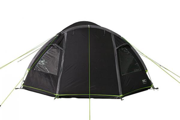 High Peak Meso 4.0 Familienzelt 4-Personen 360 x 240 cm Anthrazit/Grün