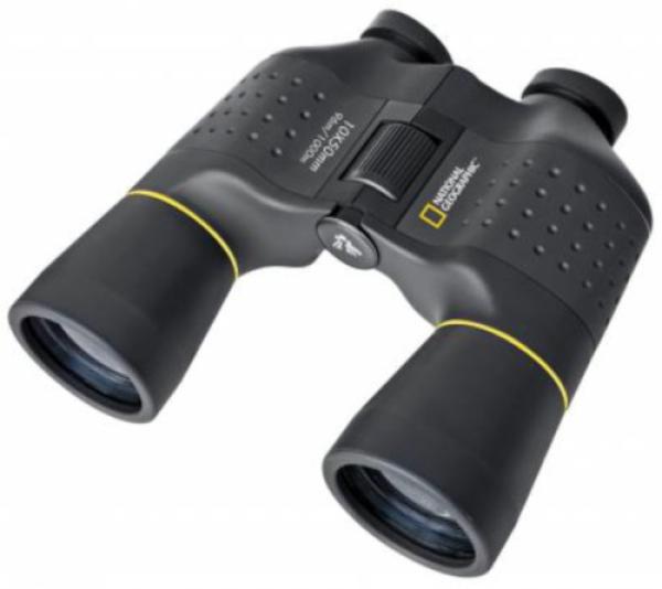 National Geographic Fernglas 10x50 Porro Prisma Stahl schwarz